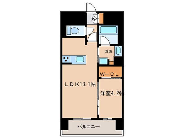 セレニティー大須の物件間取画像